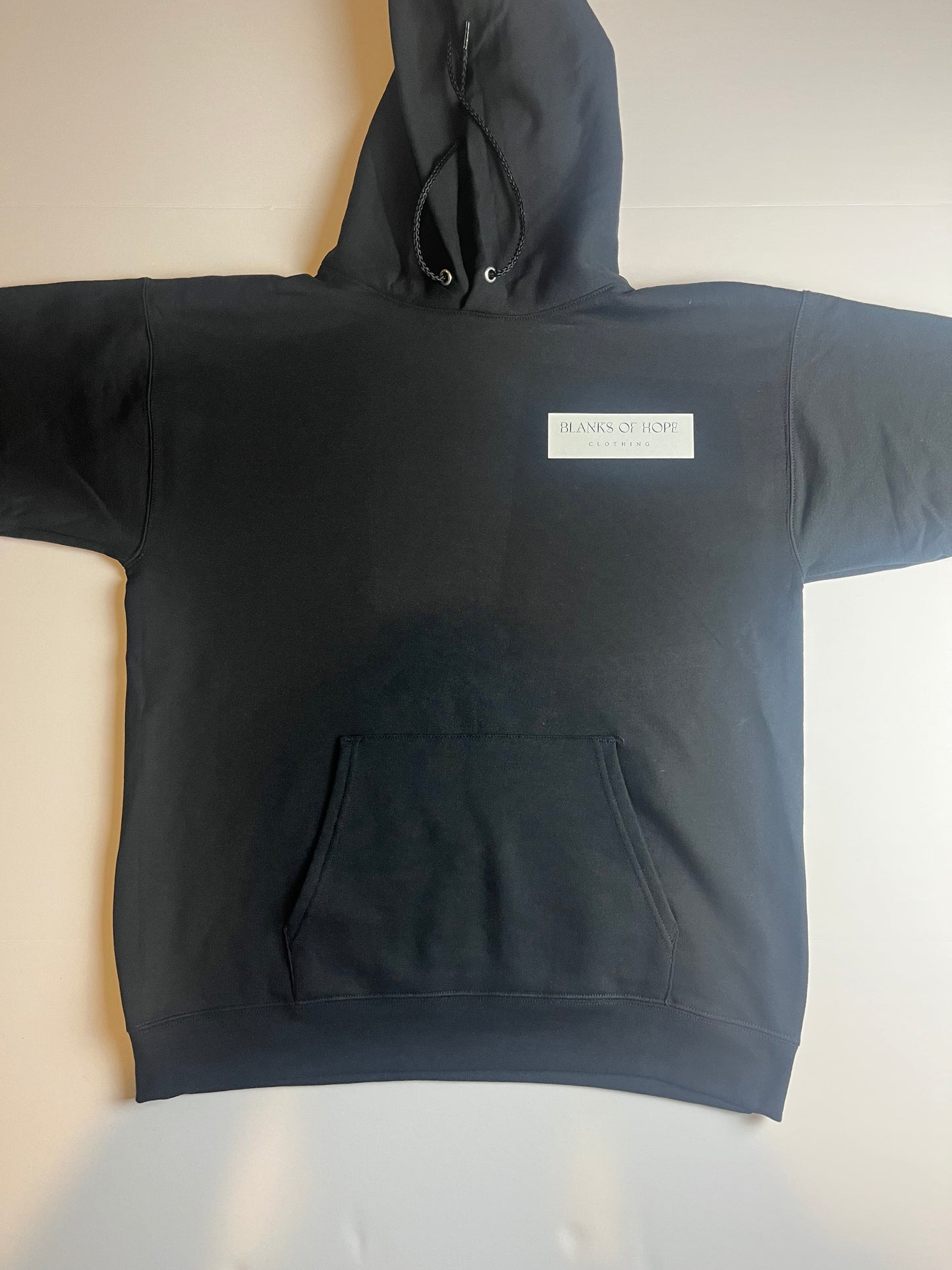 Blanks of Hope Black Pullover Hoodie